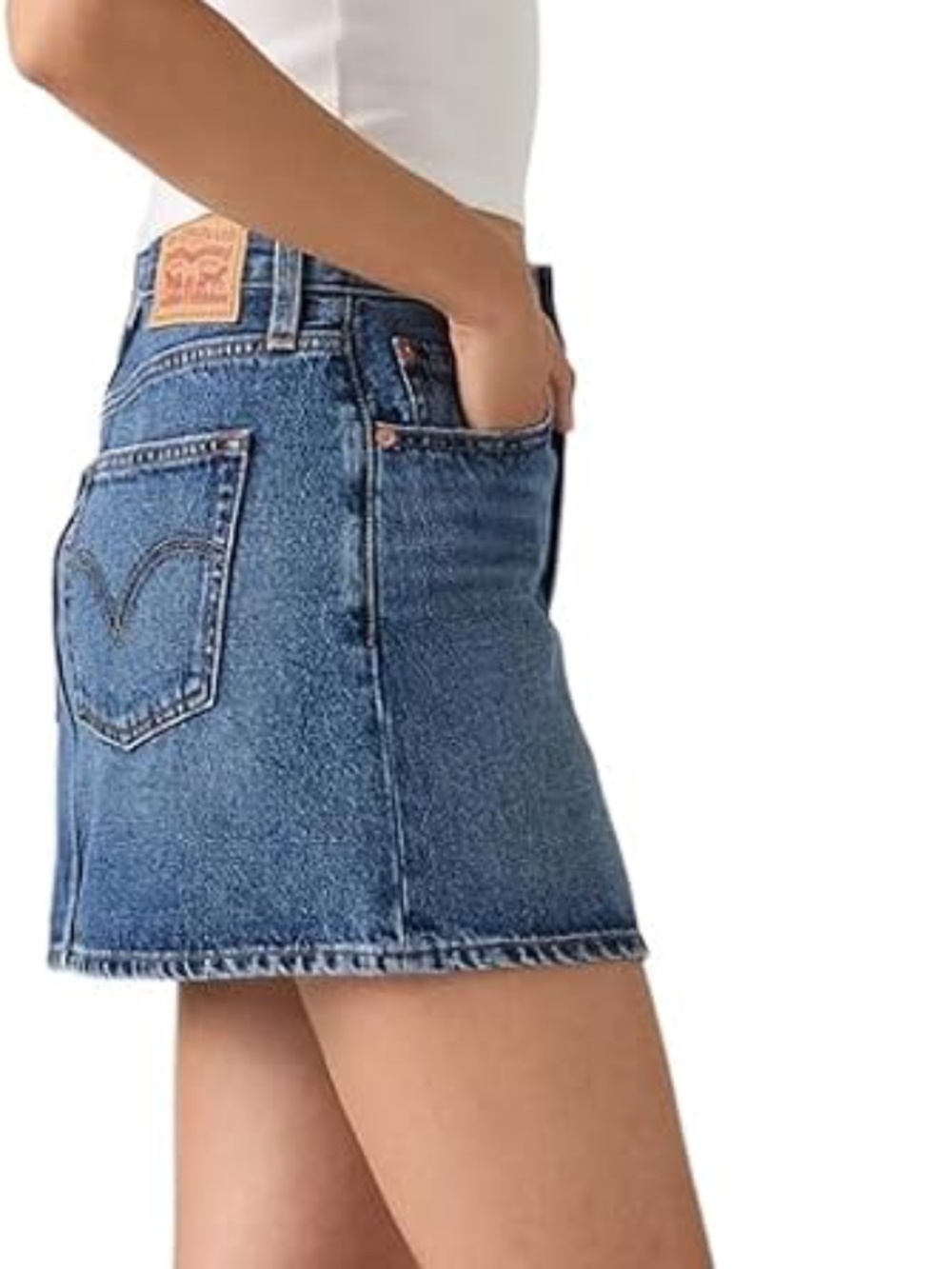 Levi's blue denim skirt size  27